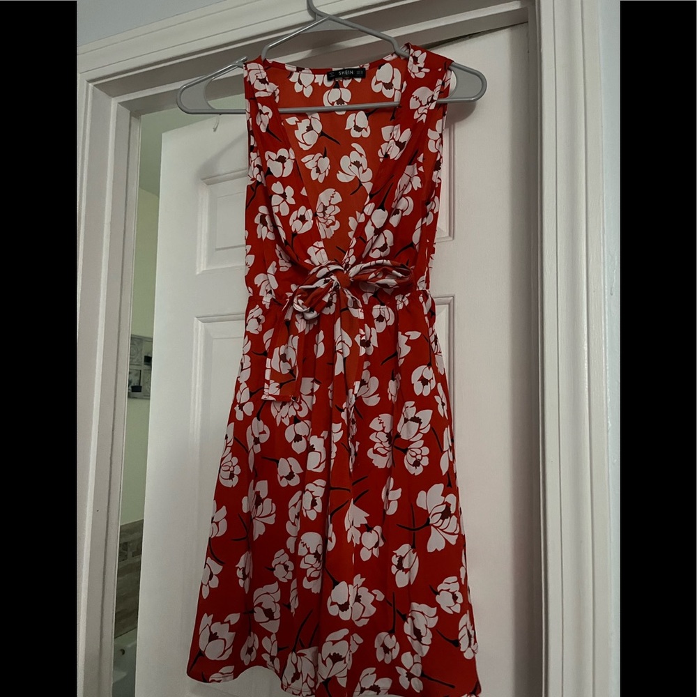 Red floral